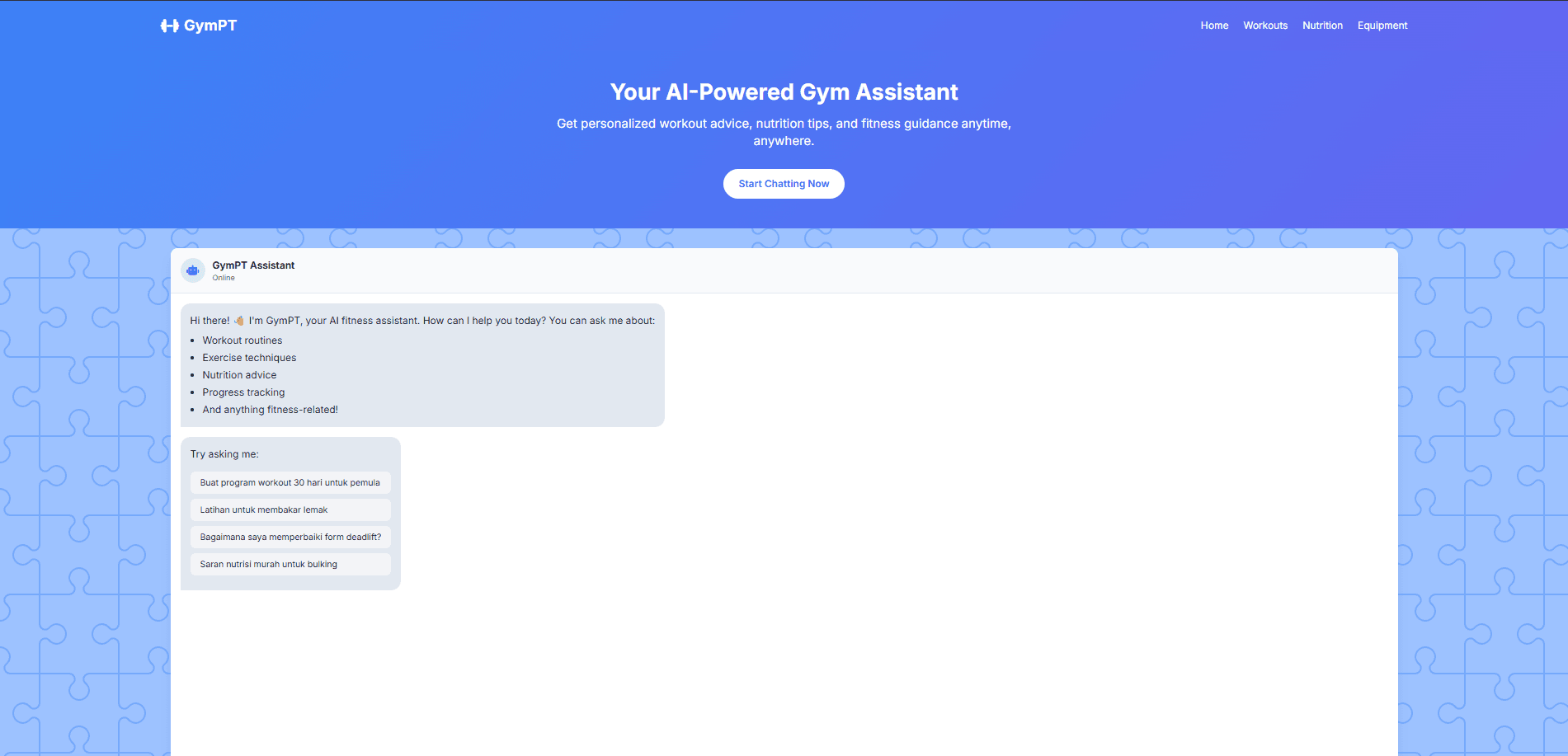 GymPT: AI Personal Trainer